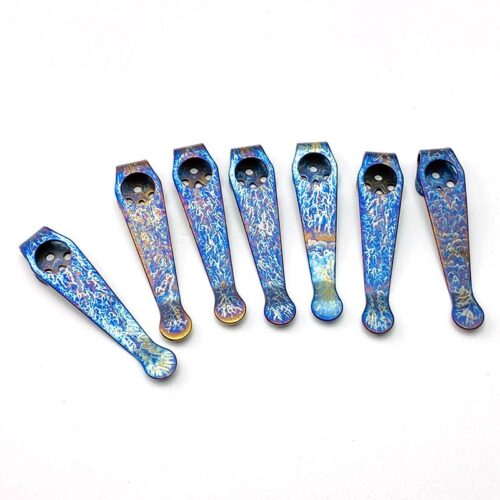  C223PM3 3D color titanium alloy pocket back clip integrated clip accessory