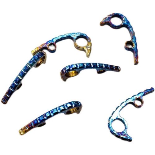 C10 back bone titanium alloy pocket back bone decorative accessory